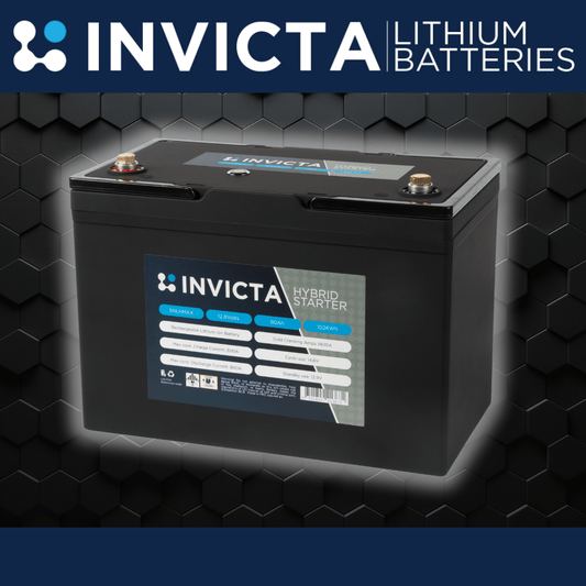 Invicta SNLHMAXL | Invicta Hybrid Lithium Max 12V 80ah 1400cca