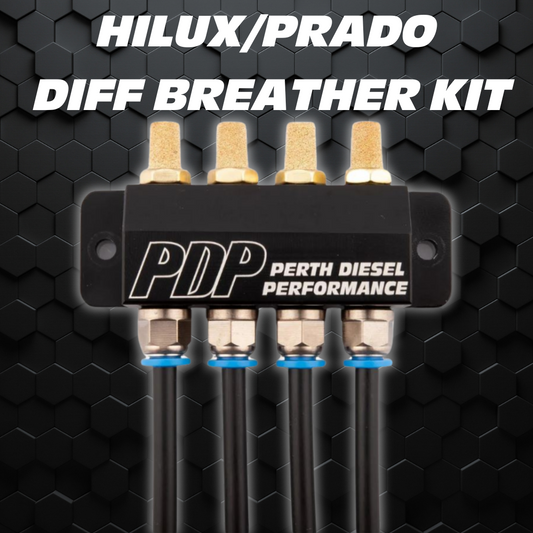 PDP HILUX/PRADO Diff Breather Kit