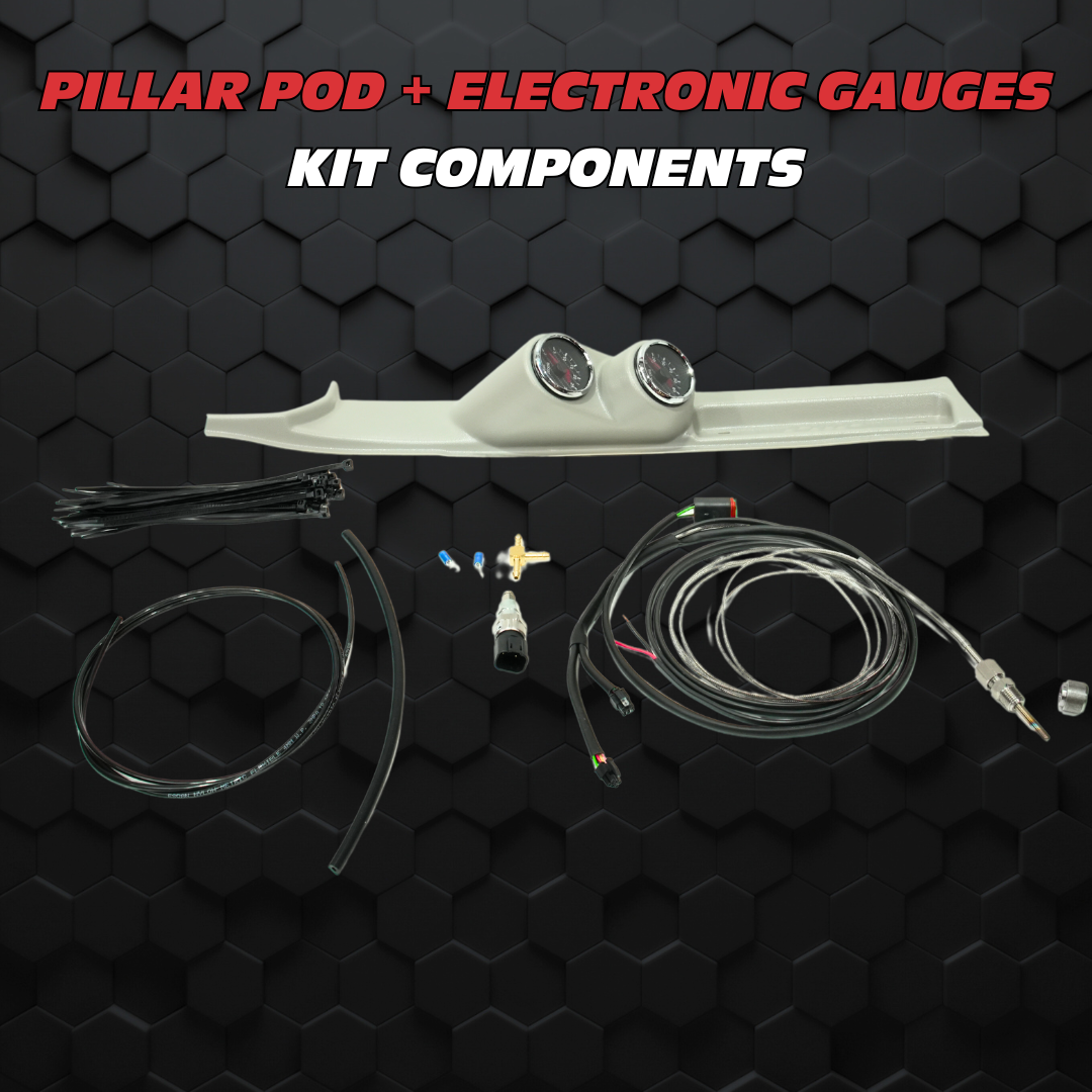 PDP Boost/EGT Gauges + PDP Pillar Pod DIY Kit GENERATION 2