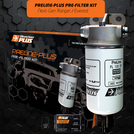 Direction Plus | Pre-Filter Kit |NEXT-GEN RANGER / EVEREST & VW AMAROK 4CYL & 6CYL