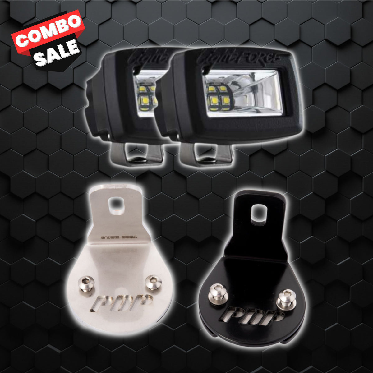 200 Series | PDP Rok20 Light Bracket | with ROK20UF - Combo Pair set