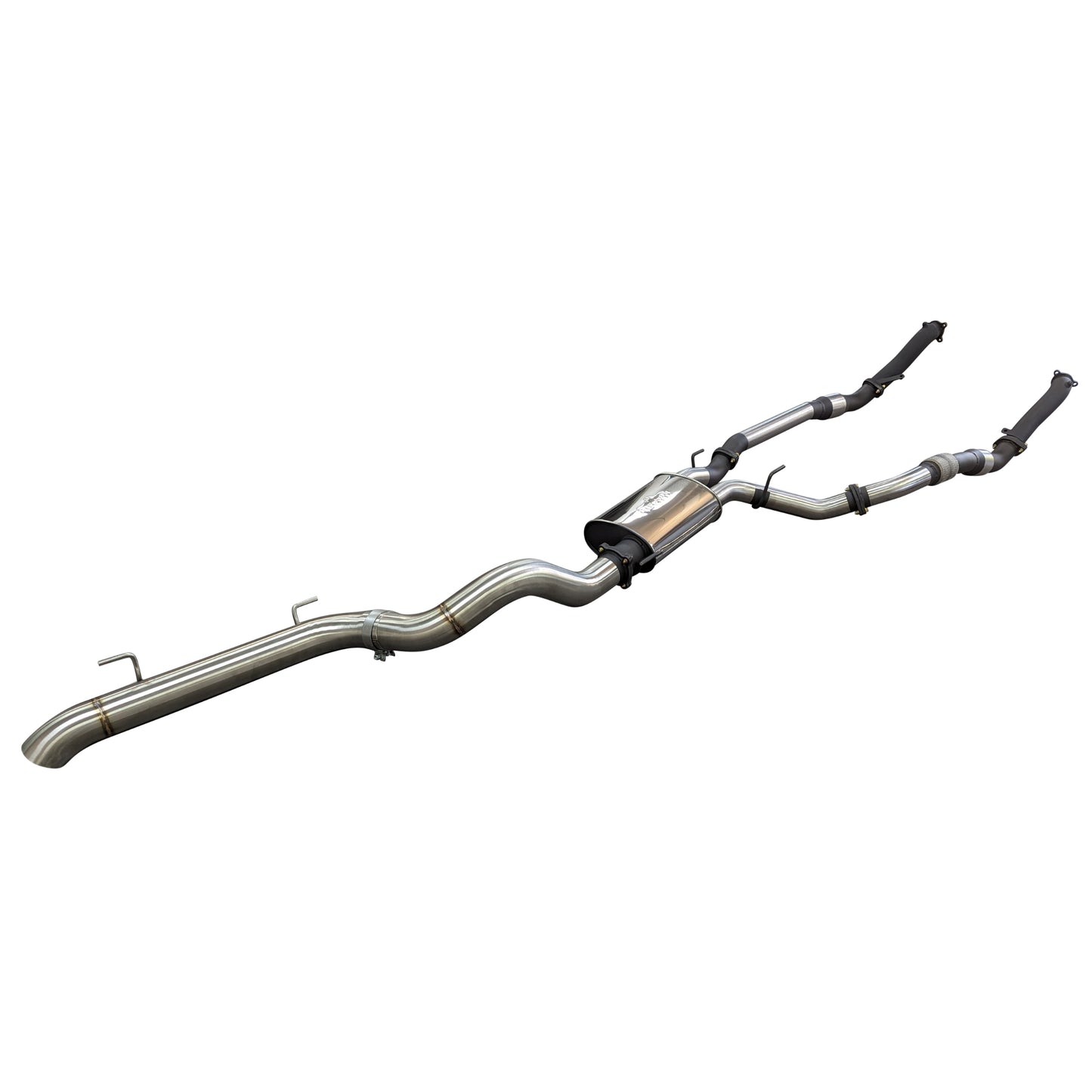 Manta Exhaust | VDJ 200 Series 3" Dual with Cat & Muffler, 4" Exit