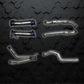Manta Exhaust 200 Series | V8 engine  3" Dual With Cat, NO Muffler, 4" Exit | SSMKTY0054