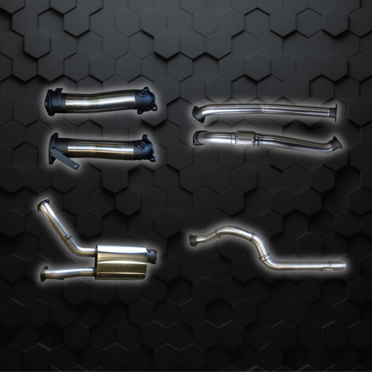 200 series | manta exhaust | Turbo back system | NO Cat, W/Muffler |  year  07-2015 - pre DPF | SSMKTY0055