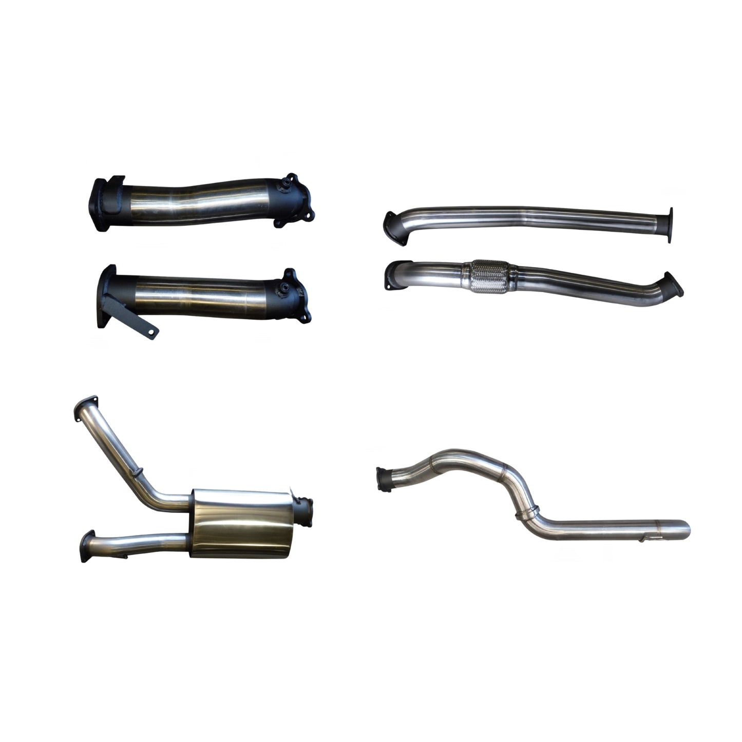 200 series | manta exhaust | Turbo back system | NO Cat, W/Muffler |  year  07-2015 - pre DPF | SSMKTY0055