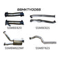 200 series | manta exhaust | Turbo back system | NO Cat, W/Muffler |  year  07-2015 - pre DPF | SSMKTY0055