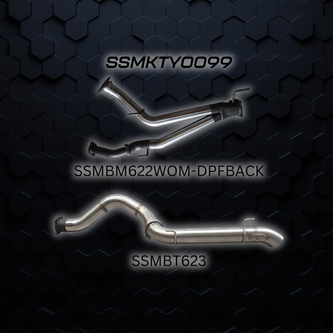 Manta Exhaust | VDJ 200 Series 3" DPF Back to 4" Tailpipe| SSMKTY0099