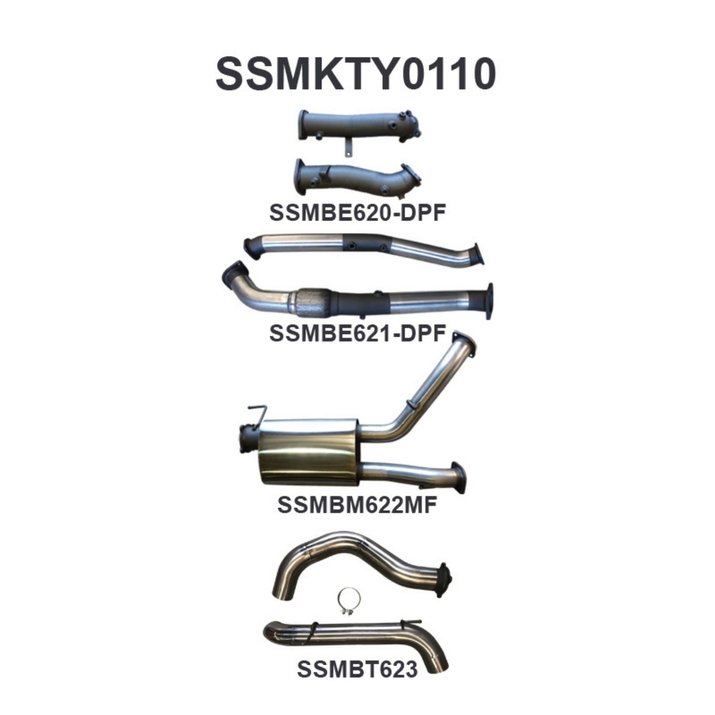 200 series | Manta Exhaust | Turbo back system | no cats | one muffler | ssmkty0110
