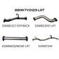 70 series Single Cab & Dual Cab Exhaust | V8 engine | Manta 3" DPF Back Stainless Steel system | 2016 -onwards | SSMKTY0123