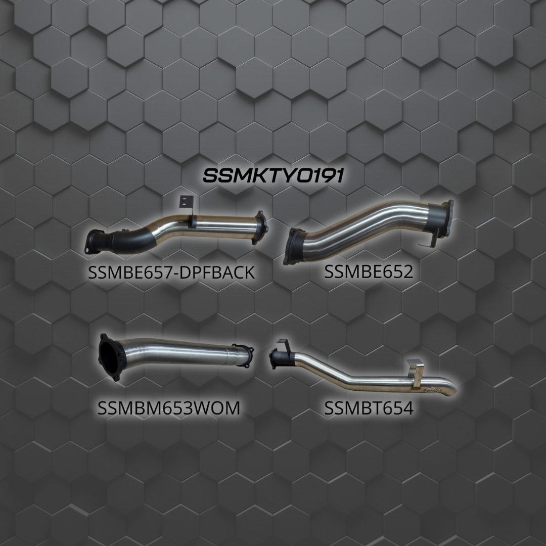 Manta Exhaust | VDJ 79 4" DPF Back Stainless Exhaust | SSMKTY0191