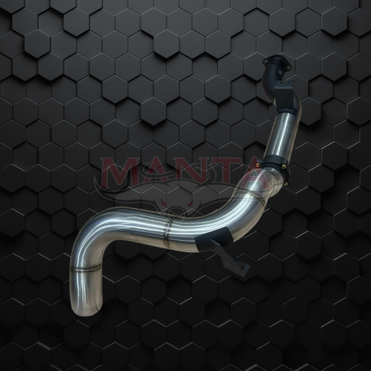 Manta Exhaust | VDJ79 4" Side Exit DPF Back Stainless | SSMKTY0382