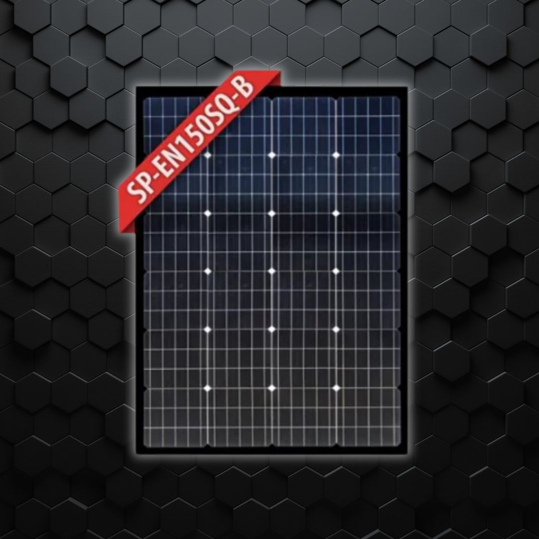 Enerdrive 150w Solar Panel | Fixed | Black Frame