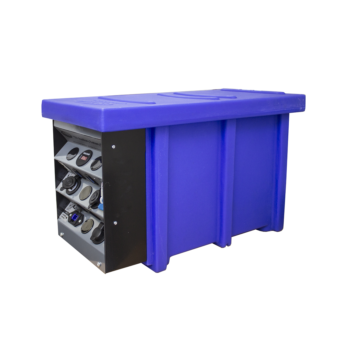 National Luna 12V Auxiliary Battery Box | Blue