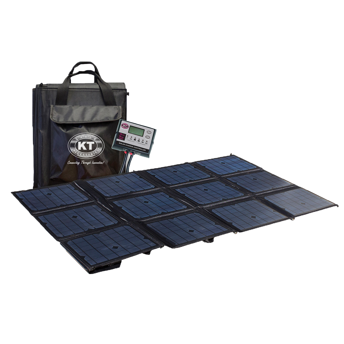 KT Solar | 300 Watt | 12V Portable Solar Folding Blanket