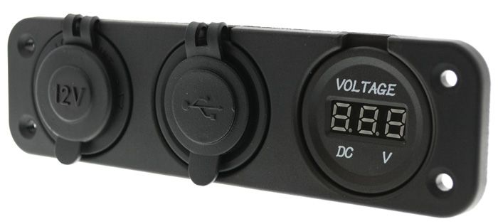 PDP Electrical | Acc / USB/ Volts  | Flush Mount