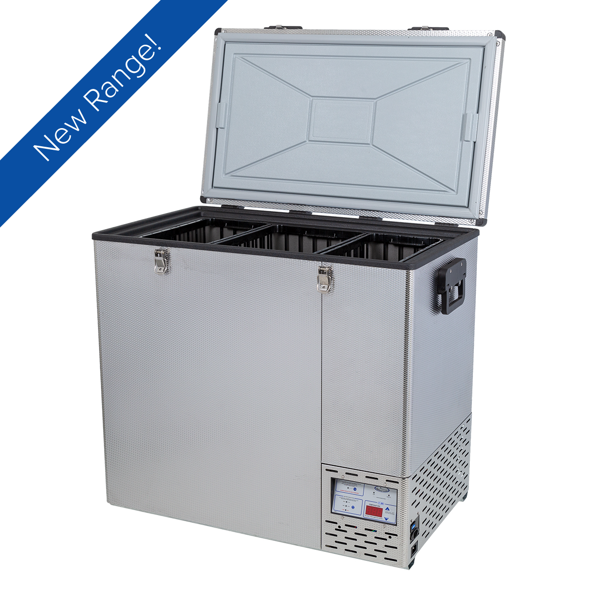 National Luna | 125L Legacy Single Bin | Single Door | Stainless Steel Fridge Freezer