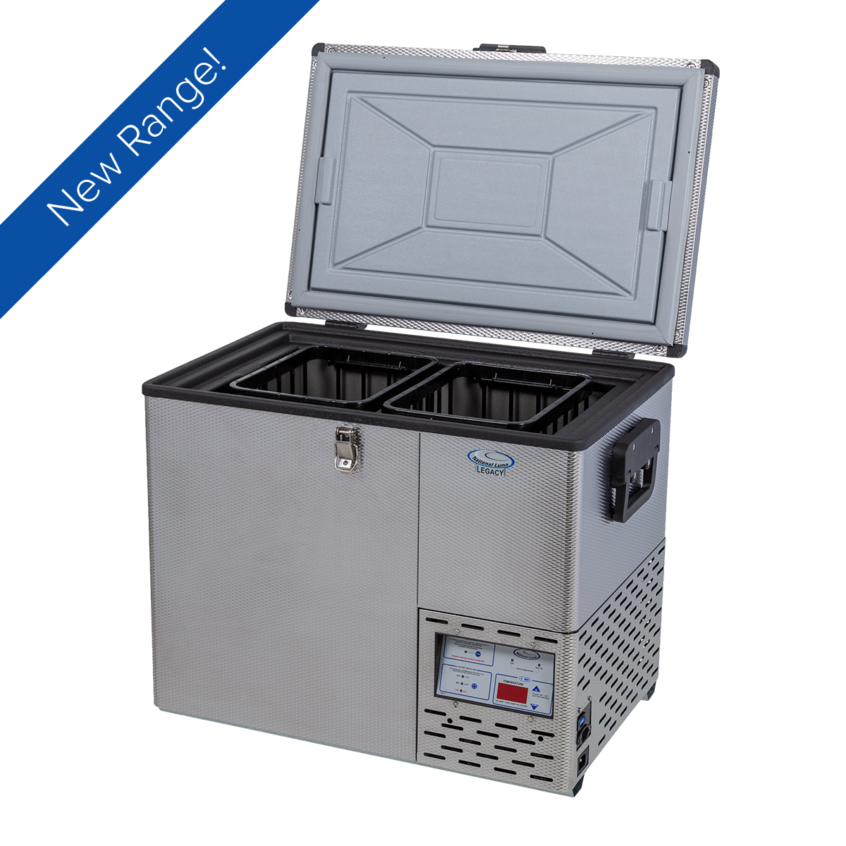 National Luna 40L Legacy | Stainless Steel Refrigerator & Freezer | New Model